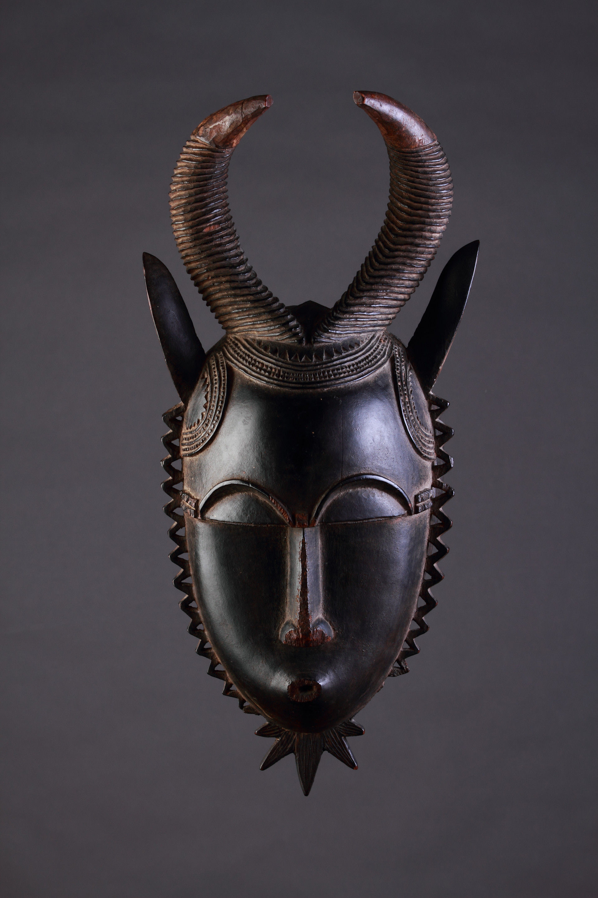 West African Central Ivory Coast Baule/Yaure Face Mask ‘Mblo’